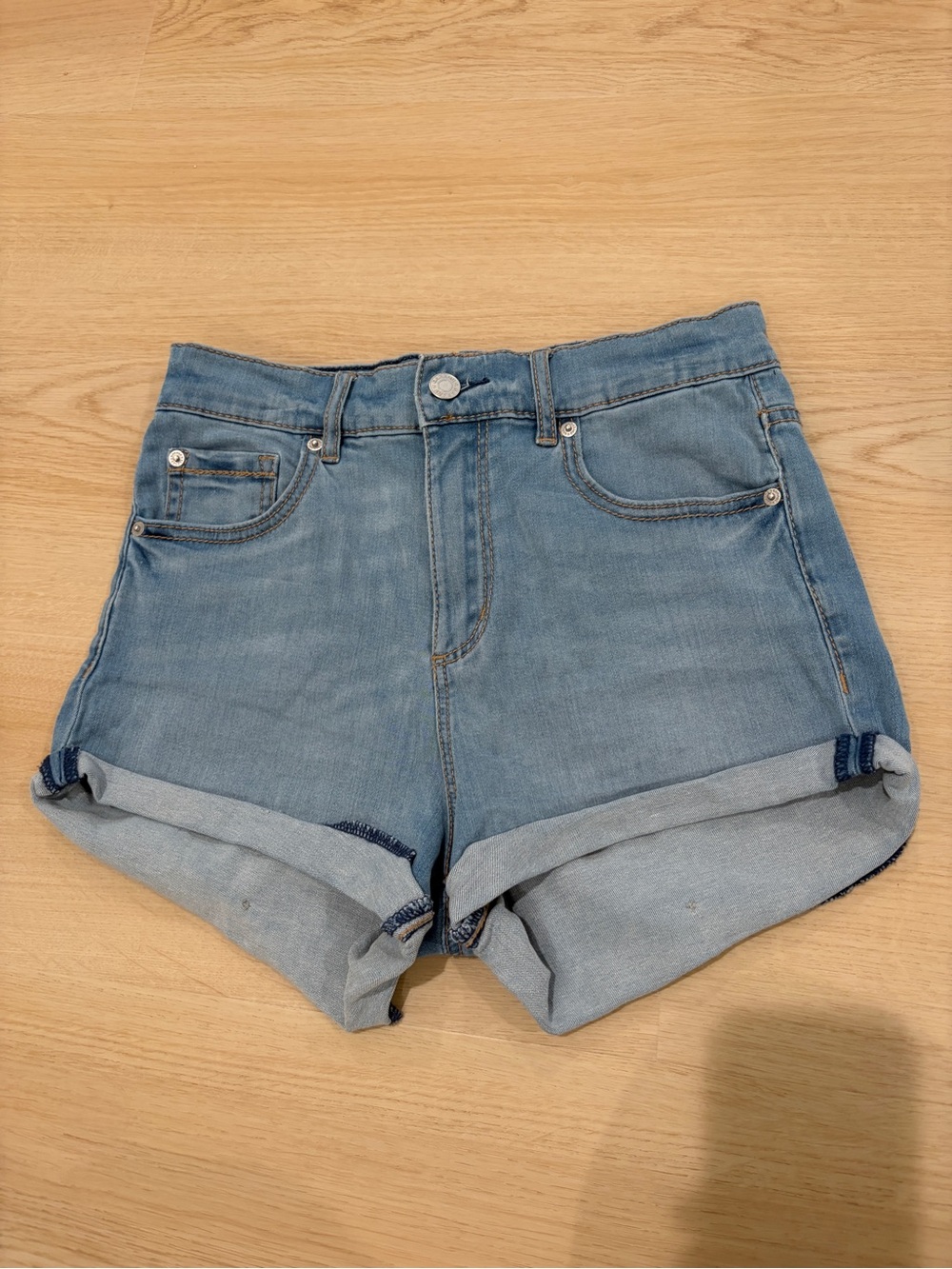 Garage Retro High Waist Denim Shorts - Size 03